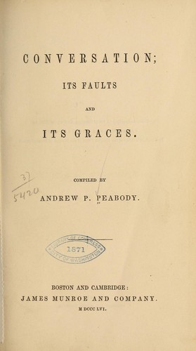 Cover for Conversation