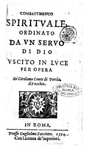 Cover for Il Combattimento Spirituale