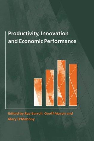 Cover for Productivity, Innovation and Economic Performance (National Institute of Economic and Social Research Economic and Social Studies)