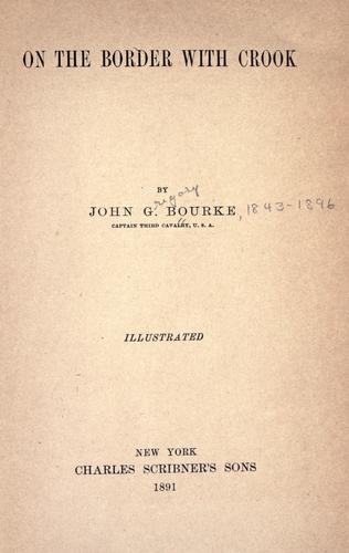 Cover for On the border with Crook