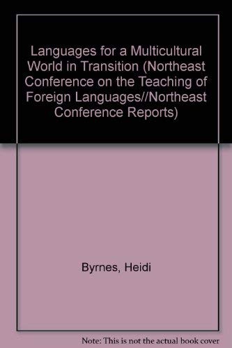 Cover for Languages for a multicultural world in transition