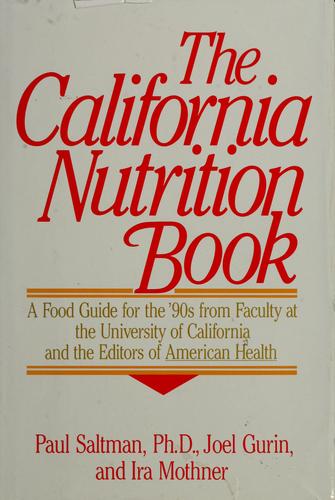 Cover for The California nutrition book