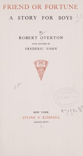 Cover for Friend or fortune?