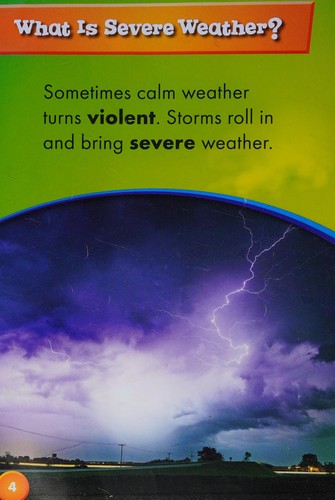 Cover for Severe weather