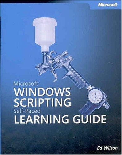 Cover for Microsoft  Windows  Scripting Self-Paced Learning Guide (Pro-Other)