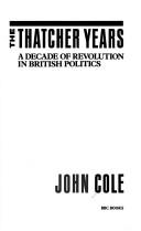 Cover for The Thatcher years