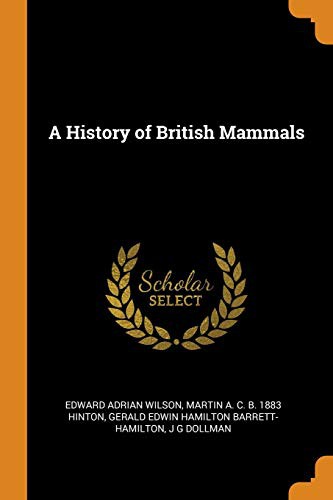 Cover for A History of British Mammals