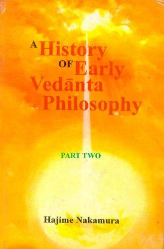 Cover for History of Early Vedanta Philosophy, Part 2