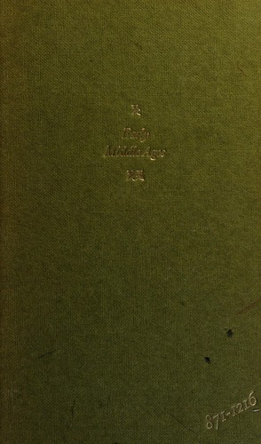 Cover for The early Middle Ages: 871-1216.
