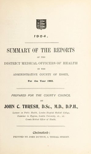Cover for [Report 1903]