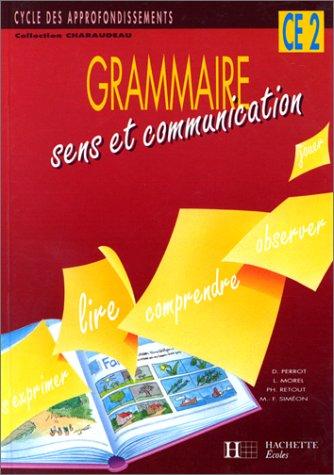 Cover for Grammaire sens et communication, CE2