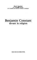 Cover for Benjamin Constant devant la religion