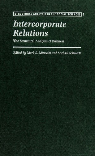 Cover for Intercorporate relations