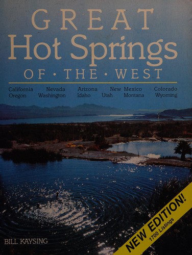 Cover for Great hot springs of the West