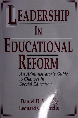 Cover for Leadership in educational reform