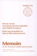 Cover for Hardy type inequalities for abstract differential operators