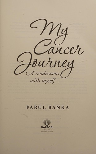 Cover for My Cancer Journey