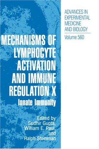 Cover for Mechanisms of Lymphocyte Activation and Immune Regulation X
