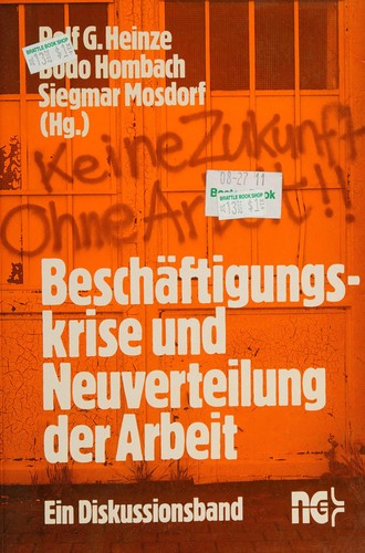Cover for Beschäftigungskrise und Neuverteilung der Arbeit