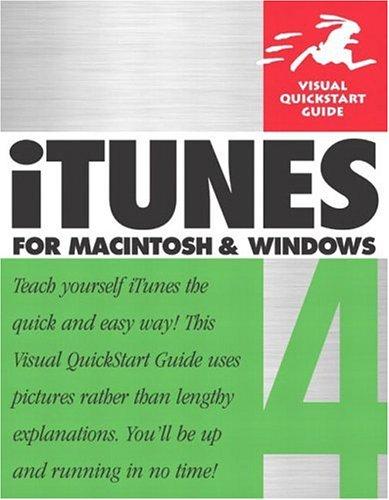 Cover for iTunes 4 for Macintosh and Windows (Visual QuickStart Guide)