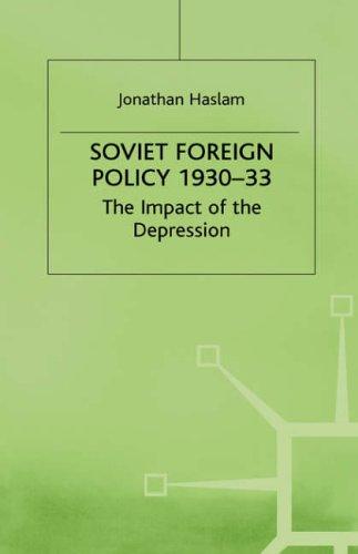 Cover for Soviet foreign policy, 1930-33