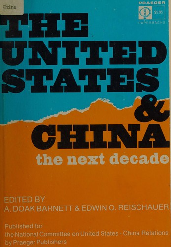 Cover for The United States and China