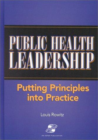 Cover for Public Health Leadership