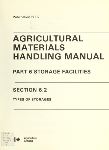 Cover for Agricultural materials handling manual