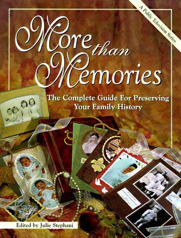 Cover for More than memories