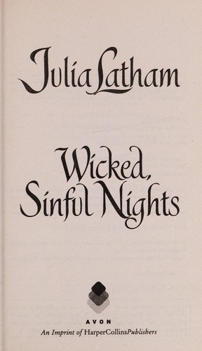 Cover for Wicked Sinful Nights
