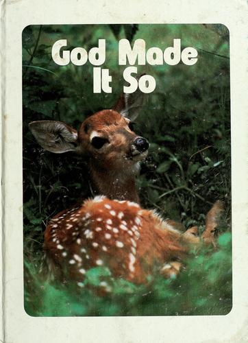 Cover for God made it so