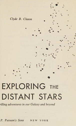 Cover for Exploring the distant stars