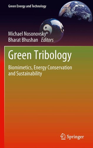 Cover for Green tribology
