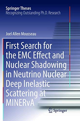 Cover for First Search for the EMC Effect and Nuclear Shadowing in Neutrino Nuclear Deep Inelastic Scattering at MINERvA