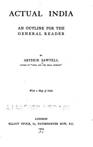 Cover for Actual India
