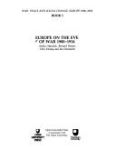 Cover for Europe on the eve of war, 1900-1914