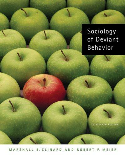 Cover for Sociology of Deviant Behavior