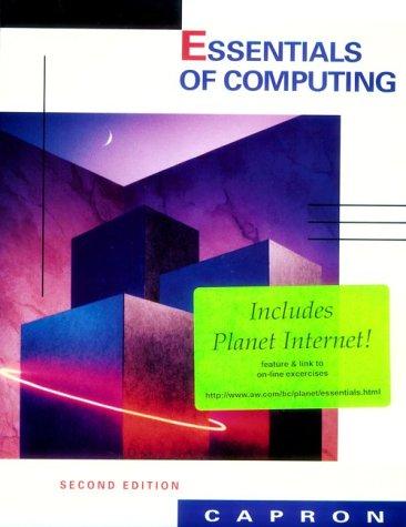 Cover for Essentials of computing