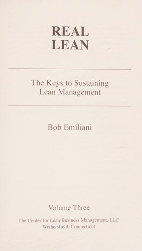 Cover for Real Lean