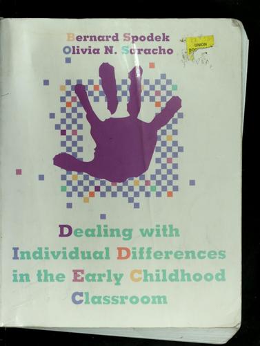 Cover for Dealing with individual differences in the early childhood classroom