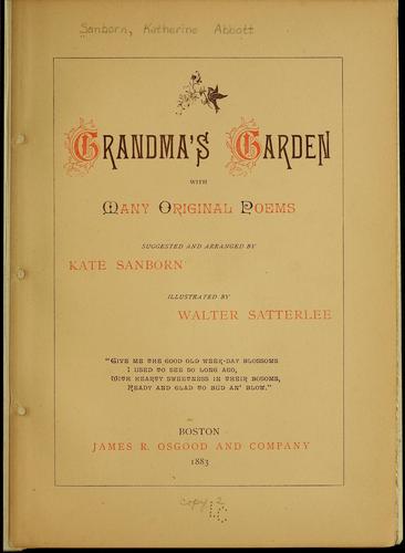 Cover for Grandma's garden