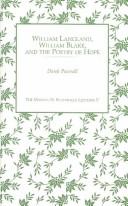 Cover for William Langland, William Blake, and the poetry of hope