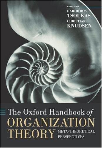 Cover for The Oxford Handbook of Organization Theory