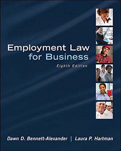 Cover for Loose-leaf for Employment Law for Business with Connect Access Card