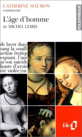 Cover for L'âge d'homme de Michel Leiris