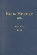 Cover for Book History.