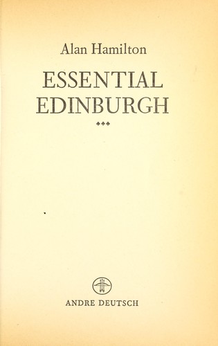 Cover for Essential Edinburgh
