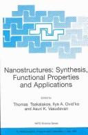 Cover for Nanostructures: Synthesis, Functional Properties and Applications (Nato Science Series 11: Mathematics, Physics and Chemistry- Vol. 128)