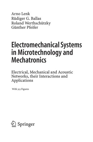 Cover for Electromechanical Systems in Microtechnology and Mechatronics