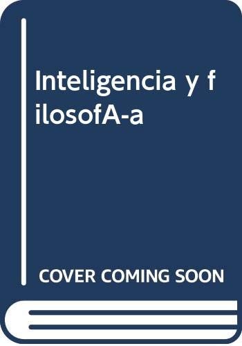 Cover for Inteligencia y filosofía